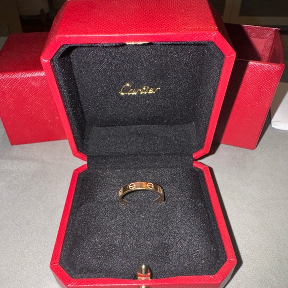 Cartier 18k gold love wedding band - Picture 1 of 5